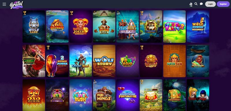 Avis sur le site Brutal Casino